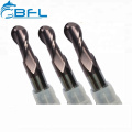 BFL Tungsten Carbide Hot Sell Ball Nose Cutting Tool, HRC55 Coating For Metal Cutting